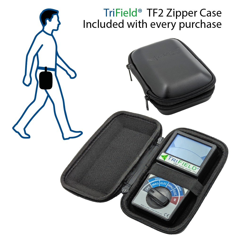 TriField TF2 zippered carry case, included